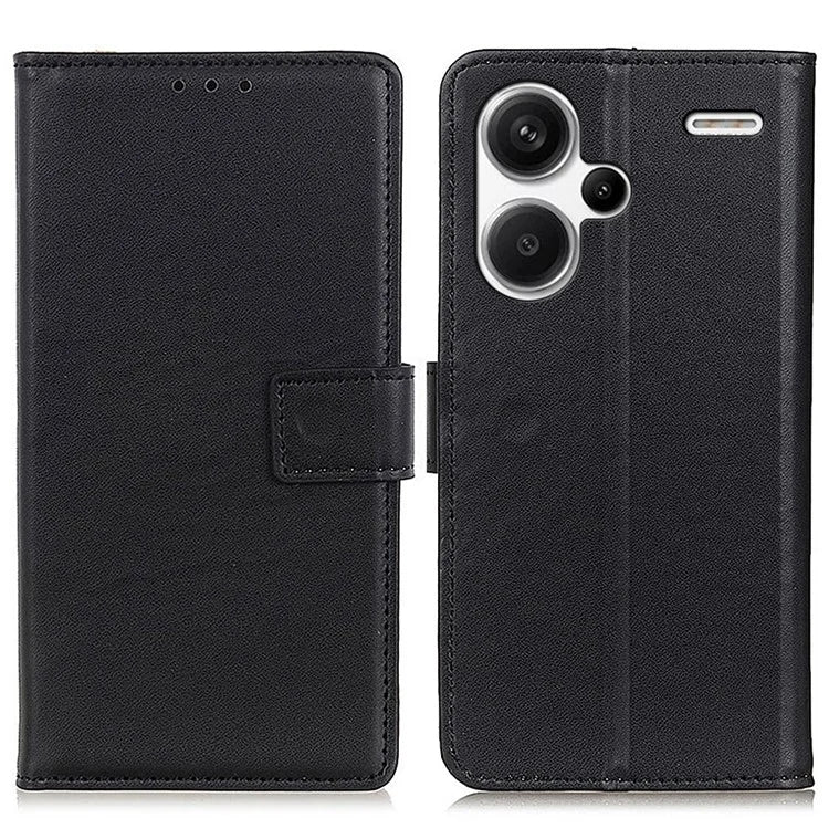 For Xiaomi Redmi Note 13 Pro+ 5G Case PU Leather Folding Stand Cell Phone Cover