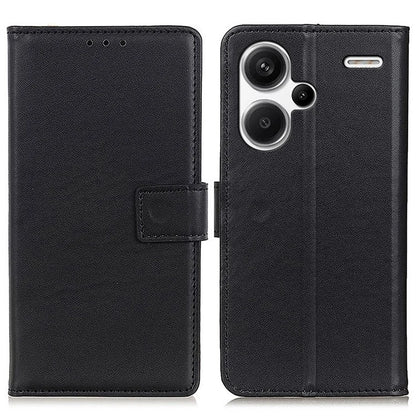For Xiaomi Redmi Note 13 Pro+ 5G Case PU Leather Folding Stand Cell Phone Cover