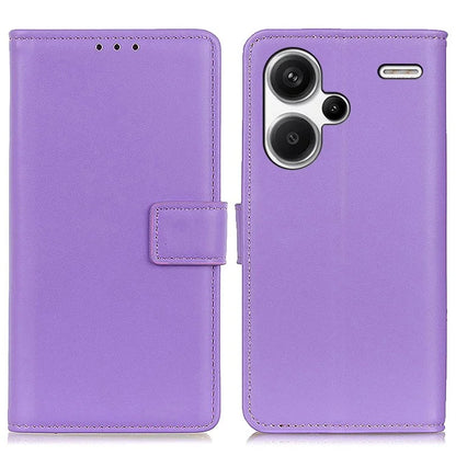 For Xiaomi Redmi Note 13 Pro+ 5G Case PU Leather Folding Stand Cell Phone Cover