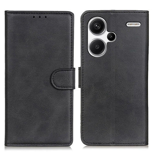 For Xiaomi Redmi Note 13 Pro+ 5G Cell Phone Cases Cowhide Texture Folio Flip PU Leather Cover