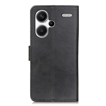For Xiaomi Redmi Note 13 Pro+ 5G Cell Phone Cases Cowhide Texture Folio Flip PU Leather Cover