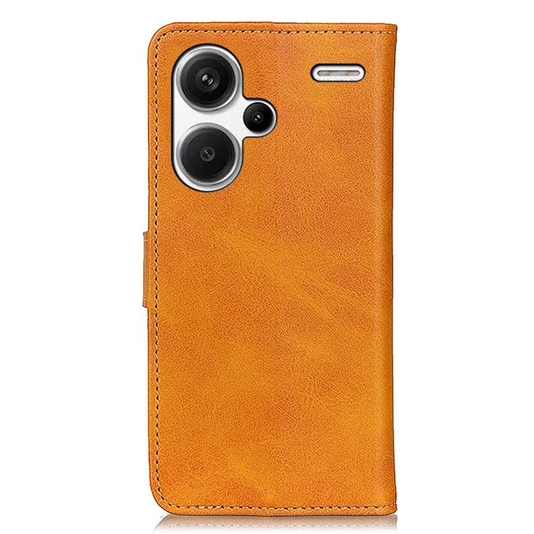 For Xiaomi Redmi Note 13 Pro+ 5G Cell Phone Cases Cowhide Texture Folio Flip PU Leather Cover