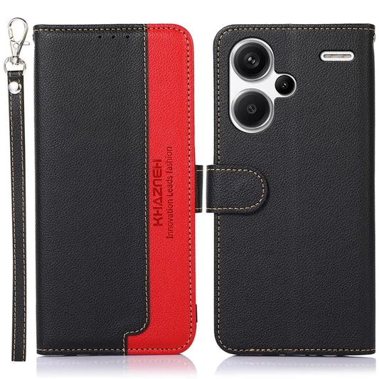 KHAZNEH For Xiaomi Redmi Note 13 Pro+ 5G RFID Blocking Cell Phone Cases Leather Cover