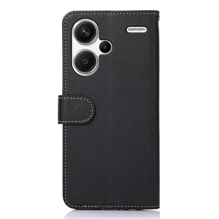 KHAZNEH For Xiaomi Redmi Note 13 Pro+ 5G RFID Blocking Cell Phone Cases Leather Cover