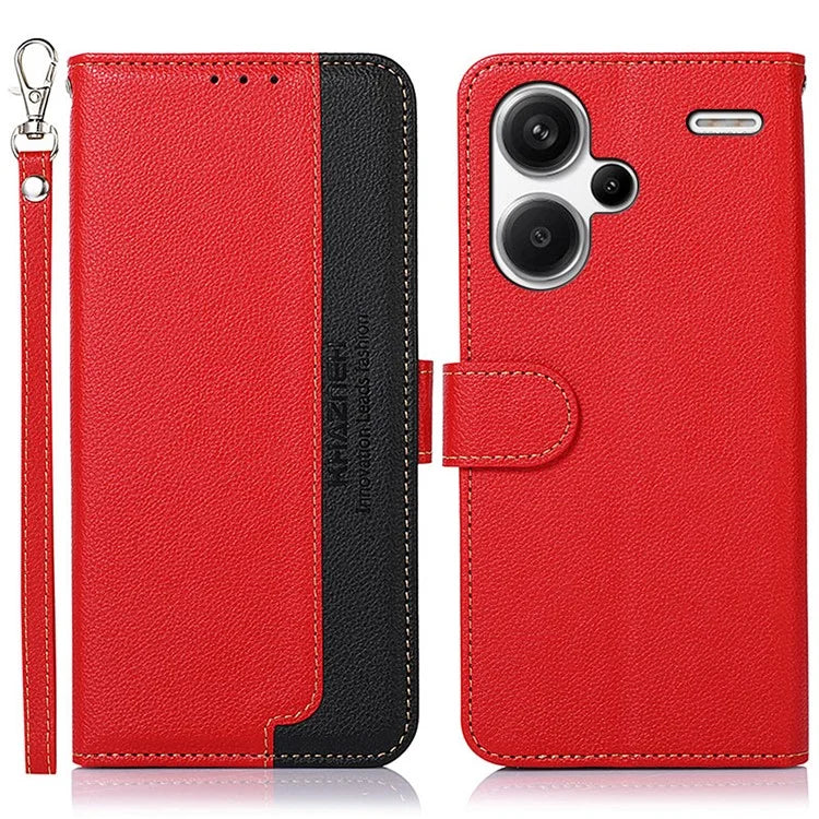 KHAZNEH For Xiaomi Redmi Note 13 Pro+ 5G RFID Blocking Cell Phone Cases Leather Cover
