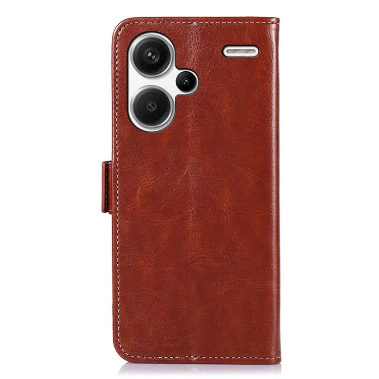 ABEEL For Xiaomi Redmi Note 13 Pro+ 5G Cell Phone Case PU Leather Wallet Cover
