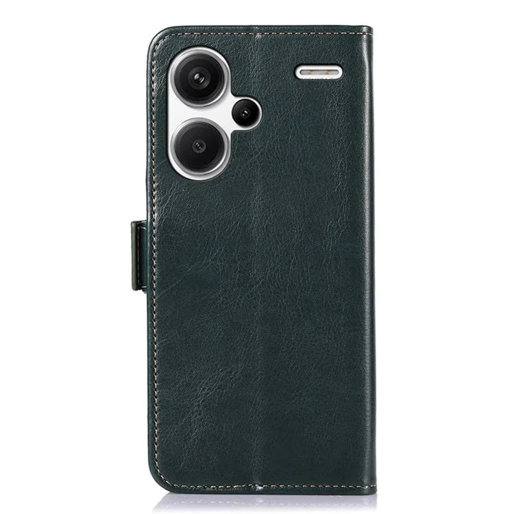 ABEEL For Xiaomi Redmi Note 13 Pro+ 5G Cell Phone Case PU Leather Wallet Cover