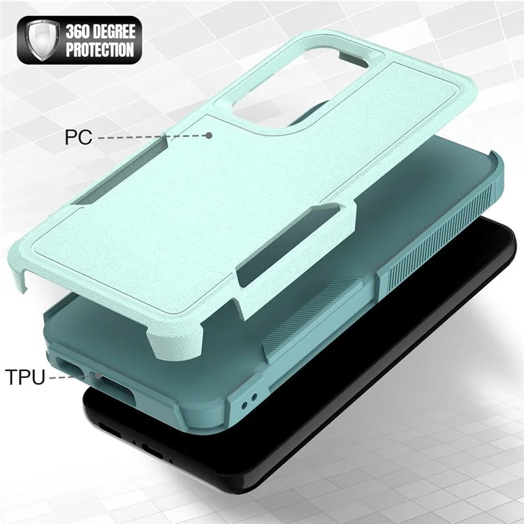 For Samsung Galaxy S23 Cell Phone Case PC+TPU Shock-absorbing Back Cover