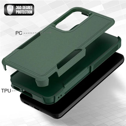 For Samsung Galaxy S23 Cell Phone Case PC+TPU Shock-absorbing Back Cover