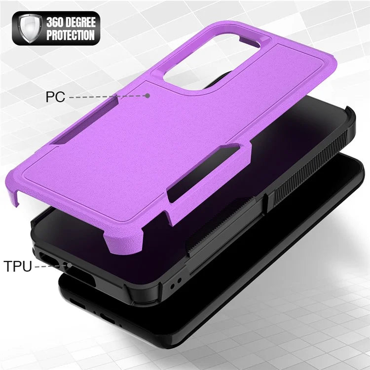 For Samsung Galaxy S23 Cell Phone Case PC+TPU Shock-absorbing Back Cover