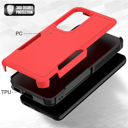 For Samsung Galaxy S23 Cell Phone Case PC+TPU Shock-absorbing Back Cover