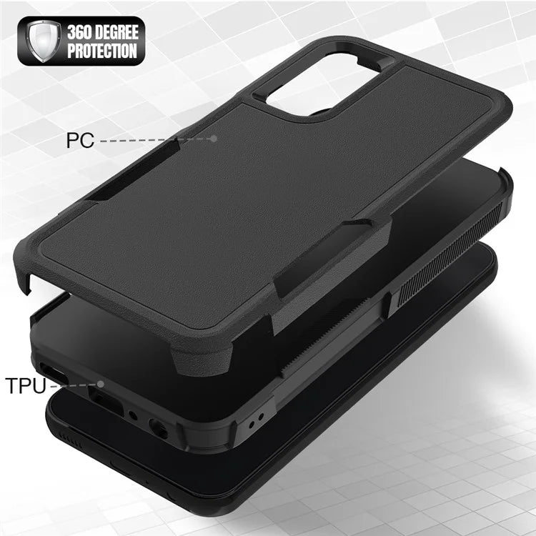 For Samsung Galaxy A24 4G (162.1 x 77.6 x 8.3mm) Cell Phone Case PC+TPU Shockproof Cover