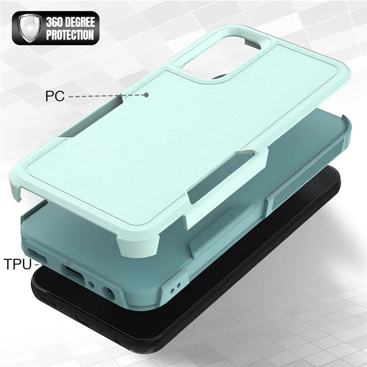 For Samsung Galaxy A24 4G (162.1 x 77.6 x 8.3mm) Cell Phone Case PC+TPU Shockproof Cover