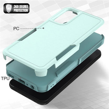 For Samsung Galaxy A24 4G (162.1 x 77.6 x 8.3mm) Cell Phone Case PC+TPU Shockproof Cover