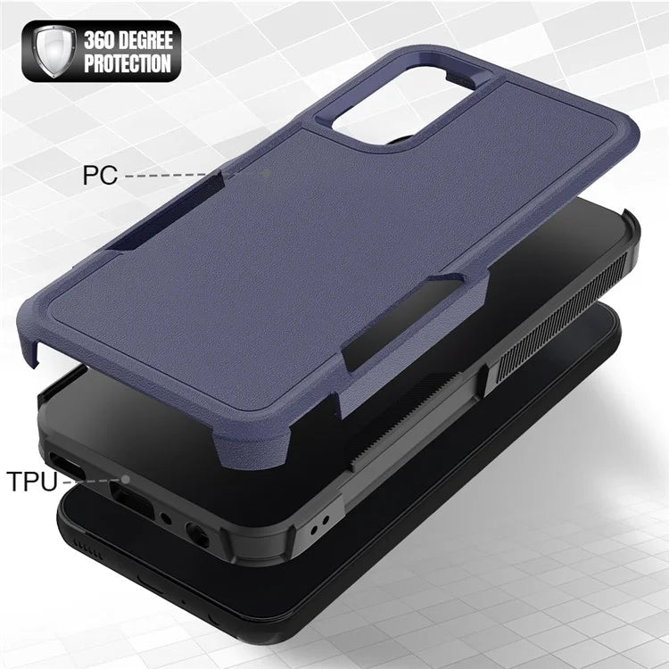 For Samsung Galaxy A24 4G (162.1 x 77.6 x 8.3mm) Cell Phone Case PC+TPU Shockproof Cover