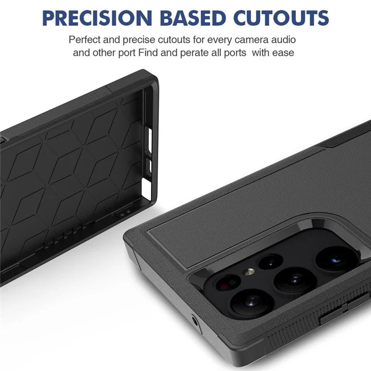 For Samsung Galaxy S23 Ultra Phone Cover PC+TPU Anti-drop Cell Phone Case
