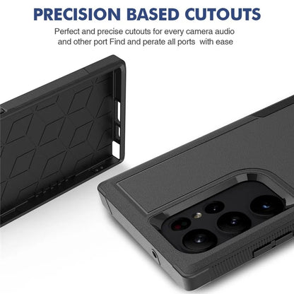 For Samsung Galaxy S23 Ultra Phone Cover PC+TPU Anti-drop Cell Phone Case