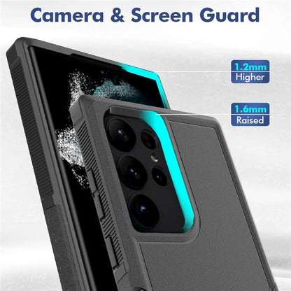 For Samsung Galaxy S23 Ultra Phone Cover PC+TPU Anti-drop Cell Phone Case