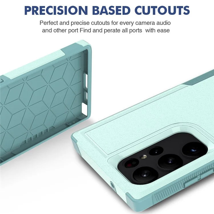 For Samsung Galaxy S23 Ultra Phone Cover PC+TPU Anti-drop Cell Phone Case