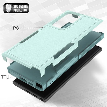 For Samsung Galaxy S23 Ultra Phone Cover PC+TPU Anti-drop Cell Phone Case