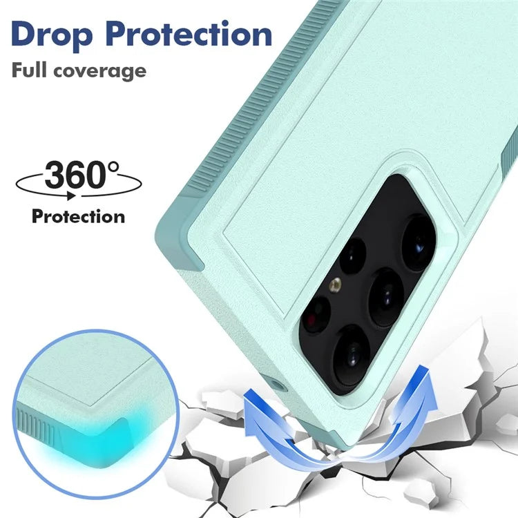 For Samsung Galaxy S23 Ultra Phone Cover PC+TPU Anti-drop Cell Phone Case