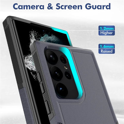 For Samsung Galaxy S23 Ultra Phone Cover PC+TPU Anti-drop Cell Phone Case