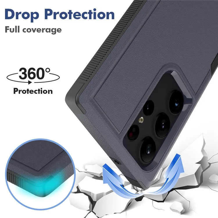For Samsung Galaxy S23 Ultra Phone Cover PC+TPU Anti-drop Cell Phone Case