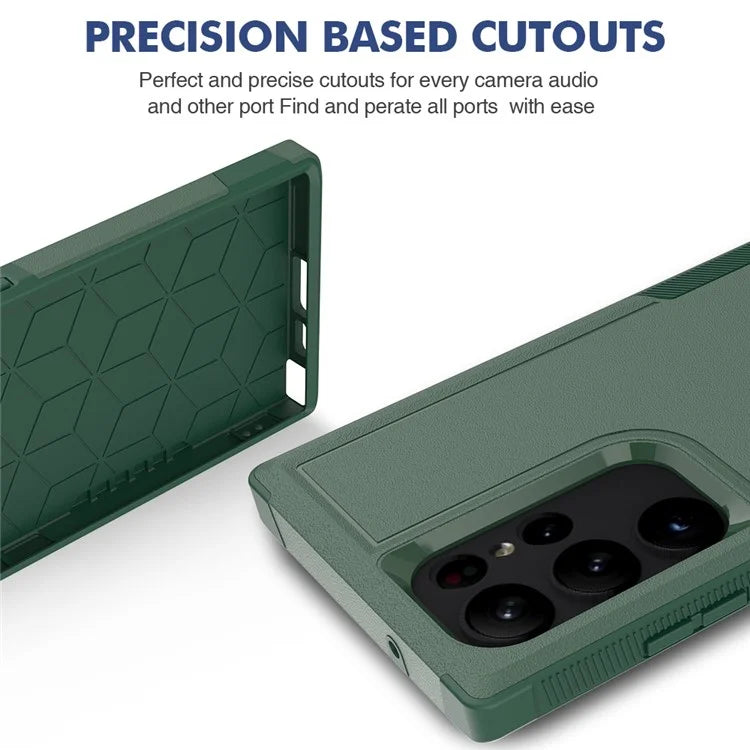 For Samsung Galaxy S23 Ultra Phone Cover PC+TPU Anti-drop Cell Phone Case