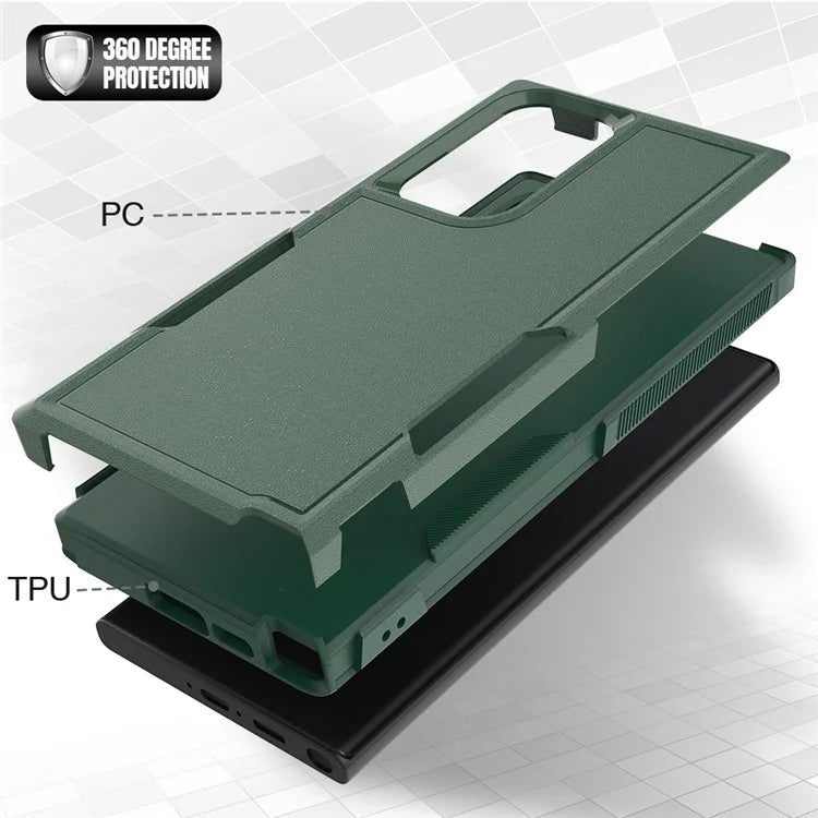 For Samsung Galaxy S23 Ultra Phone Cover PC+TPU Anti-drop Cell Phone Case