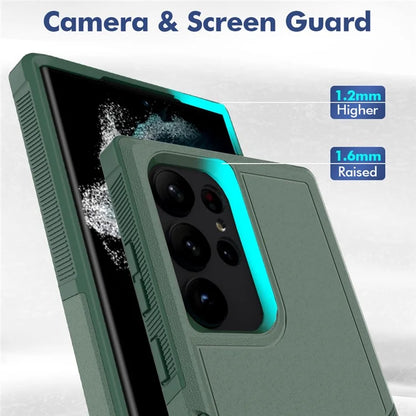 For Samsung Galaxy S23 Ultra Phone Cover PC+TPU Anti-drop Cell Phone Case