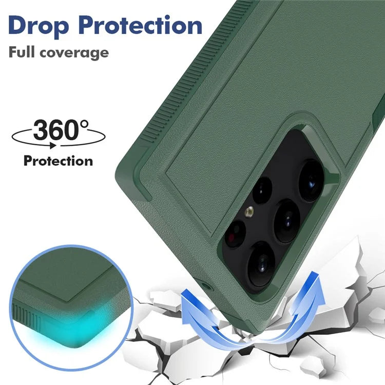 For Samsung Galaxy S23 Ultra Phone Cover PC+TPU Anti-drop Cell Phone Case