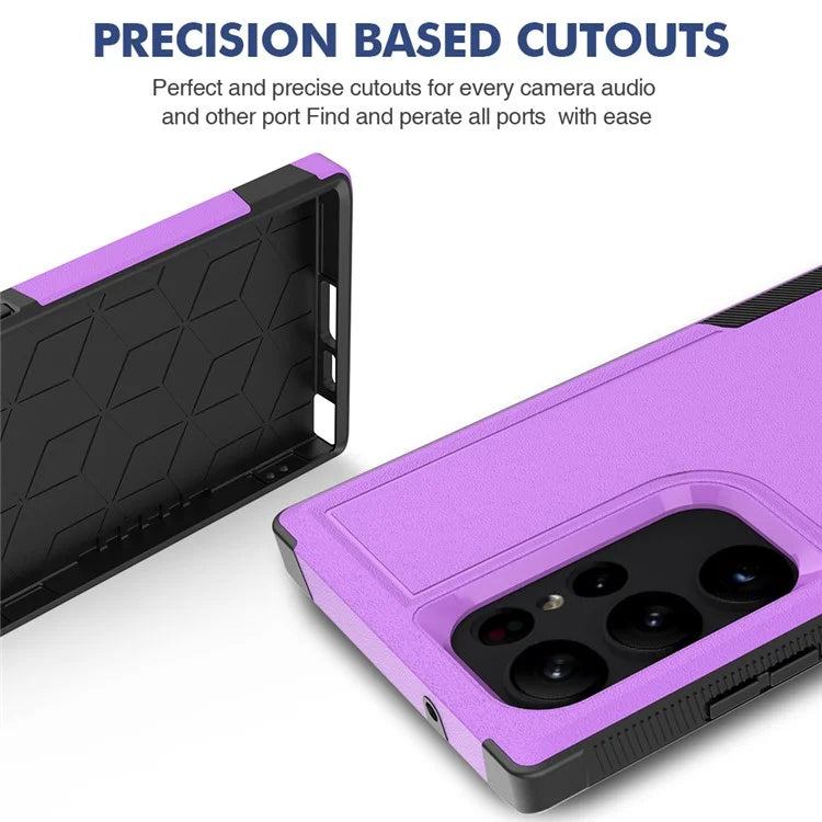 For Samsung Galaxy S23 Ultra Phone Cover PC+TPU Anti-drop Cell Phone Case