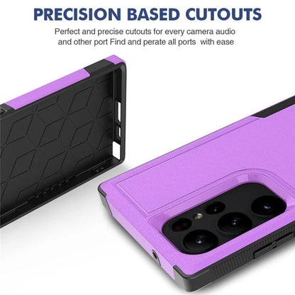For Samsung Galaxy S23 Ultra Phone Cover PC+TPU Anti-drop Cell Phone Case