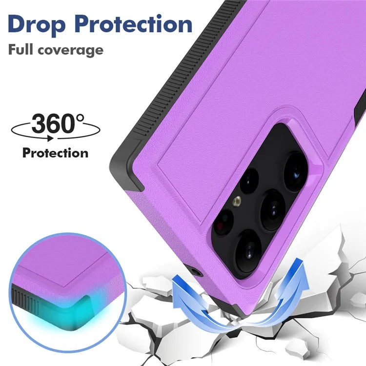 For Samsung Galaxy S23 Ultra Phone Cover PC+TPU Anti-drop Cell Phone Case