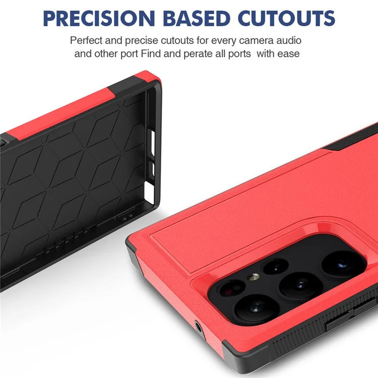 For Samsung Galaxy S23 Ultra Phone Cover PC+TPU Anti-drop Cell Phone Case