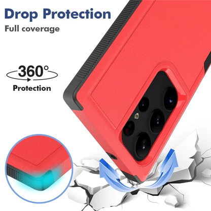 For Samsung Galaxy S23 Ultra Phone Cover PC+TPU Anti-drop Cell Phone Case
