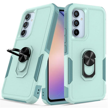 For Samsung Galaxy A54 5G Cell Phone Case PC+TPU Ring Kickstand Back Cover
