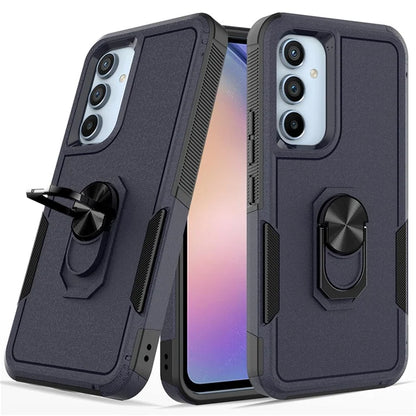 For Samsung Galaxy A54 5G Cell Phone Case PC+TPU Ring Kickstand Back Cover