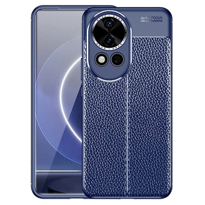 For Huawei nova 12 5G Cell Phone Case Shock Absorbing Litchi Texture TPU Cover
