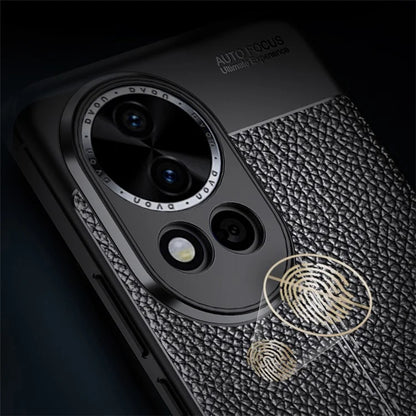 For Huawei nova 12 Pro 5G / nova 12 Ultra 5G Case Litchi Texture TPU Shockproof Phone Shell