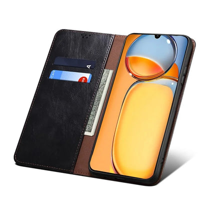 For Xiaomi Redmi 13C 4G / Poco C65 4G Cover PU Leather Anti-drop Stand Cell Phone Case