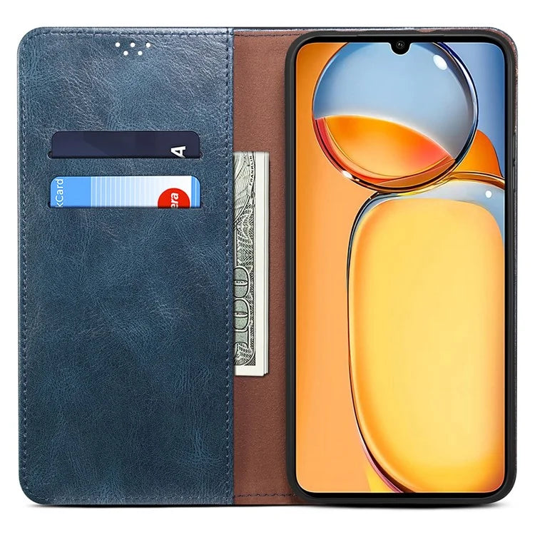 For Xiaomi Redmi 13C 4G / Poco C65 4G Cover PU Leather Anti-drop Stand Cell Phone Case