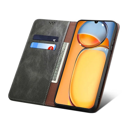 For Xiaomi Redmi 13C 4G / Poco C65 4G Cover PU Leather Anti-drop Stand Cell Phone Case