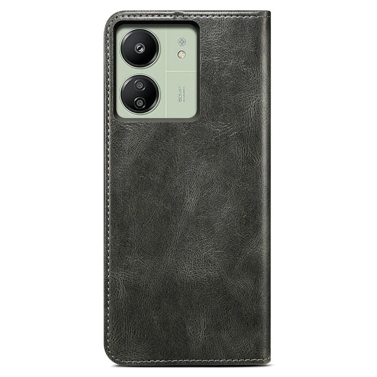 For Xiaomi Redmi 13C 4G / Poco C65 4G Cover PU Leather Anti-drop Stand Cell Phone Case