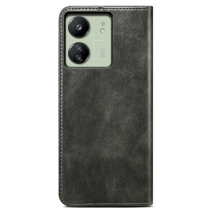 For Xiaomi Redmi 13C 4G / Poco C65 4G Cover PU Leather Anti-drop Stand Cell Phone Case