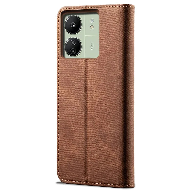 For Xiaomi Redmi 13C 4G / Poco C65 4G Cell Phone Case Wallet PU Leather Anti-fall Shell