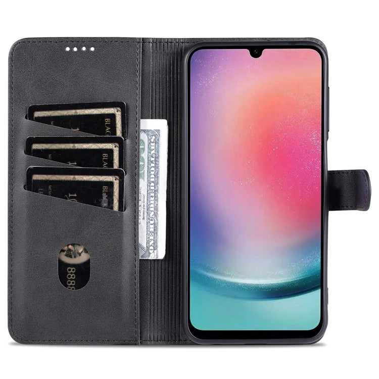 AZNS For Samsung Galaxy A05s 4G Cell Phone Case PU Leather Wallet Cover