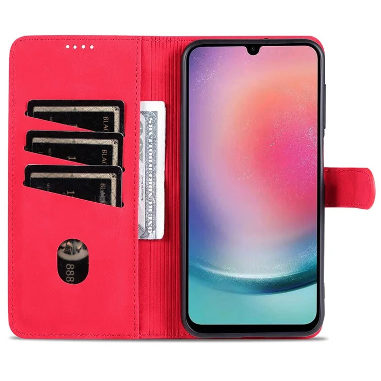 AZNS For Samsung Galaxy A05s 4G Cell Phone Case PU Leather Wallet Cover