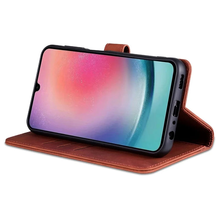 AZNS For Samsung Galaxy A05s 4G Cell Phone Case PU Leather Wallet Cover