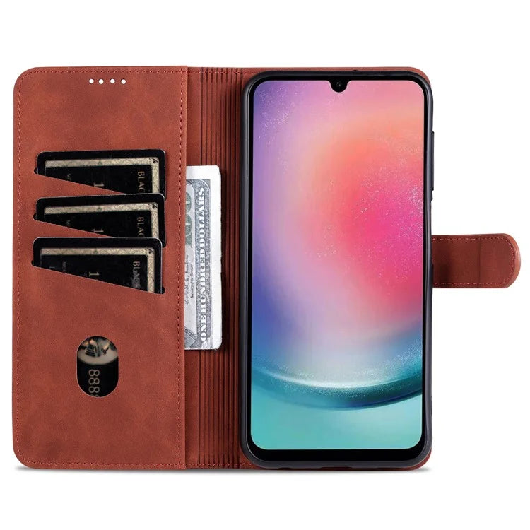 AZNS For Samsung Galaxy A05s 4G Cell Phone Case PU Leather Wallet Cover